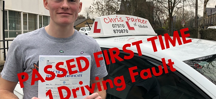 Archie Scott of Bradley - Passed First Time at Skipton