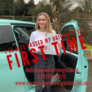 Emily Buckan of Steeton Passed First Time at Skipton