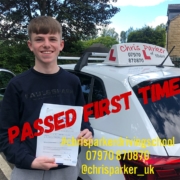 Jonathan Day of Crosshills passed first time at skipton