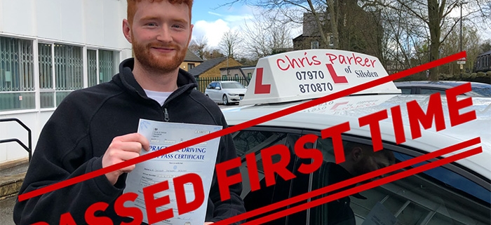 Congratulation Josh Morton of Steeton On Passing Your Driving Test First Time At Skipton