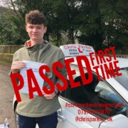 Congratulations Ben Hudson on Passing Your Driving Test First Time
