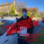 Congratulations to Richard Done of Bradley for Passing His Practical Driving Test First Time at Skipton on 4th November with just 4 driver faults.