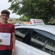 Sam Smith of Silsden Passed His Driving Test First Time At Skipton